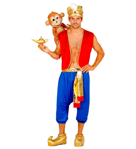 e-carnavalskleding-SYK Sultan schoenen goud sprookjes