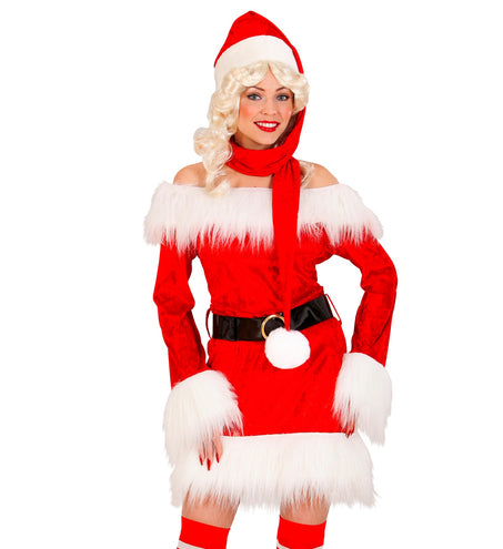 e-carnavalskleding-SYK Super lange kerstmuts 150cm