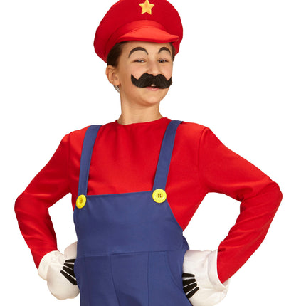 e-carnavalskleding-SYK Super mario muts kind