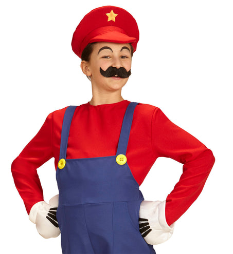 e-carnavalskleding-SYK Super mario muts kind