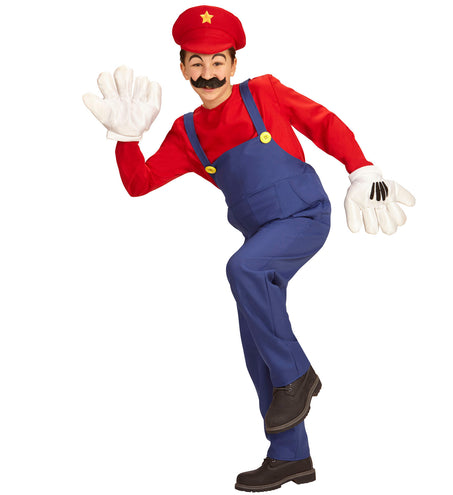 e-carnavalskleding-SYK Super mario muts kind