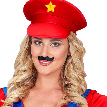 e-carnavalskleding-SYK Super mario muts volwassenen