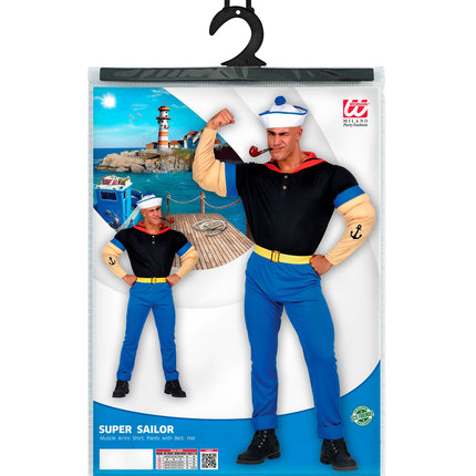 e-carnavalskleding-SYK Super matroos Popeye pak volwassenen