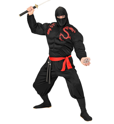 e-carnavalskleding-SYK Super Ninja spieren kostuum