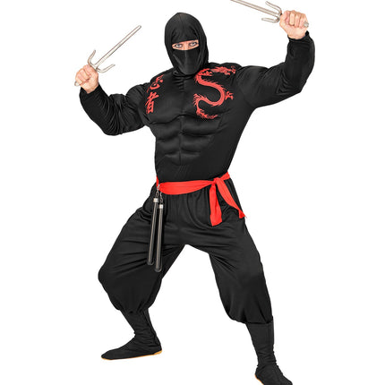e-carnavalskleding-SYK Super Ninja spieren kostuum