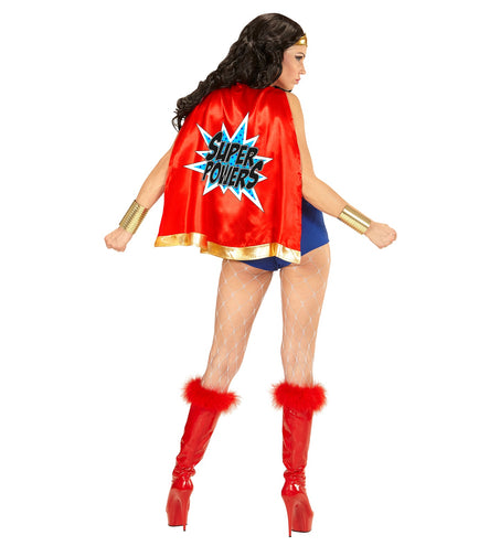 e-carnavalskleding-SYK Super Power Meisjes jurk met cape