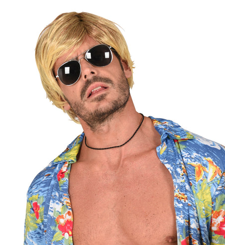 e-carnavalskleding-SYK Surfer pruik blond tropical danny