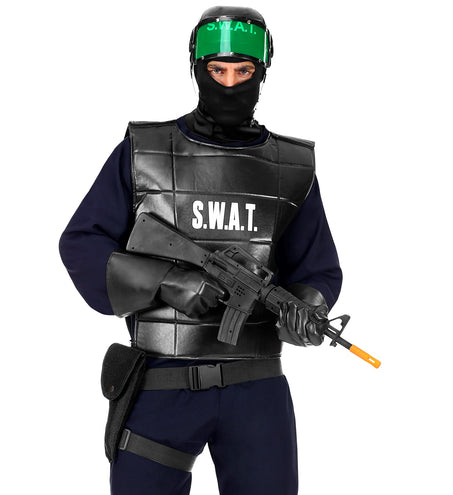 e-carnavalskleding-SYK S.w.a.t. holster met riem