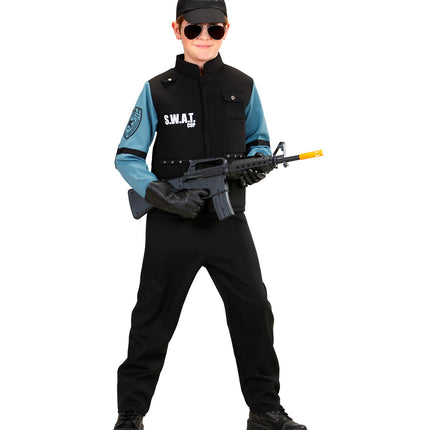 e-carnavalskleding-SYK Swat kostuum Finn kinderen