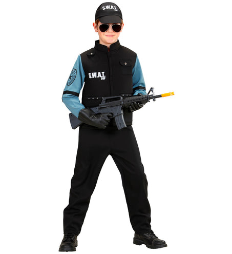 e-carnavalskleding-SYK Swat kostuum Finn kinderen