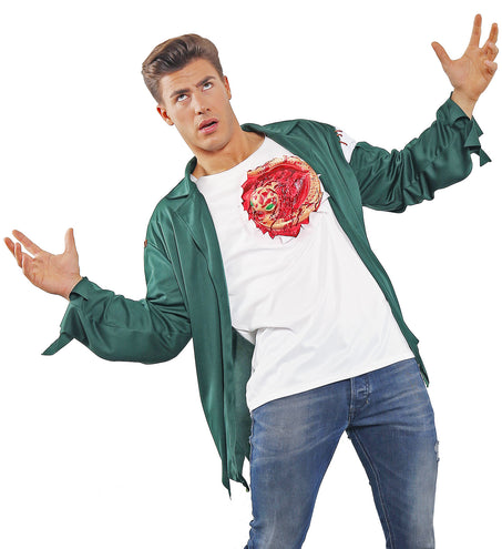 e-carnavalskleding-SYK T-shirt met open wond Alien