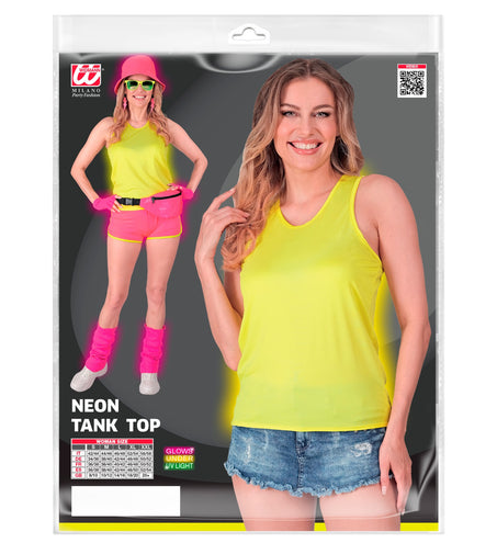 e-carnavalskleding-SYK Tanktop neon geel