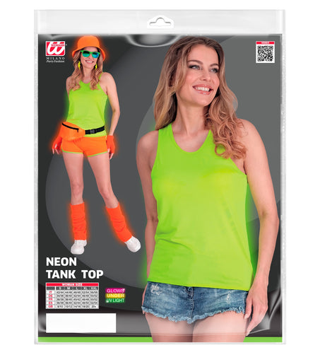 e-carnavalskleding-SYK Tanktop neon groen