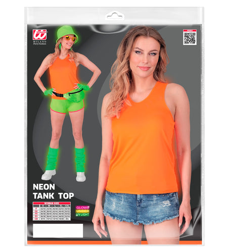 e-carnavalskleding-SYK Tanktop neon oranje
