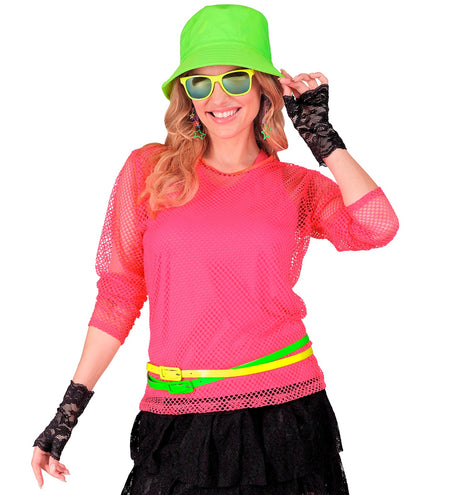 e-carnavalskleding-SYK Tanktop neon roze