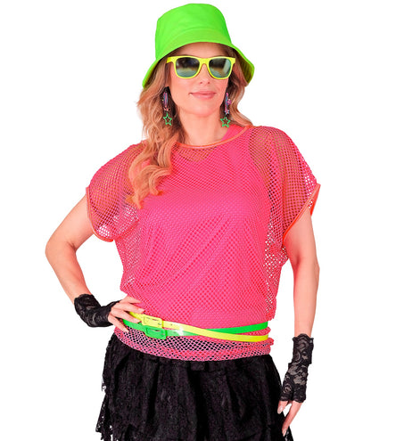 e-carnavalskleding-SYK Tanktop neon roze