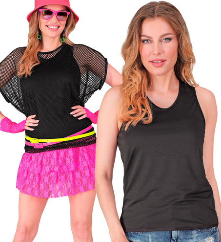 e-carnavalskleding-SYK Tanktop zwart