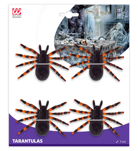 e-carnavalskleding-SYK Tarantula's 4 stuks