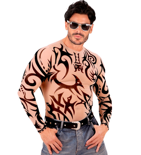 e-carnavalskleding-SYK Tattoo shirt Stannie