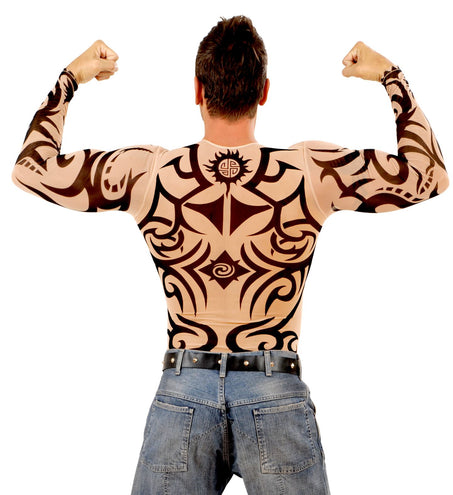 e-carnavalskleding-SYK Tattoo shirt Stannie