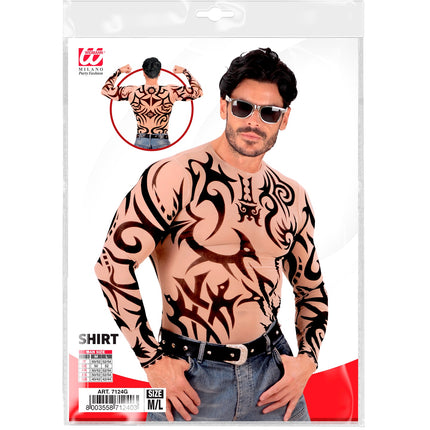 e-carnavalskleding-SYK Tattoo shirt Stannie