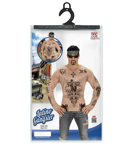 e-carnavalskleding-SYK Tattoo shirt voor party's