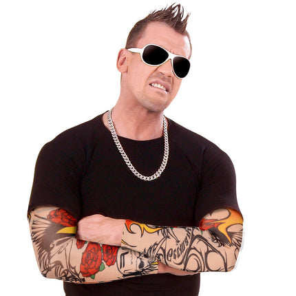 e-carnavalskleding-SYK Tattoo sleeves Easy rider