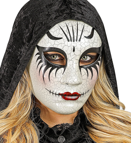 e-carnavalskleding-SYK Theater masker Craquelé