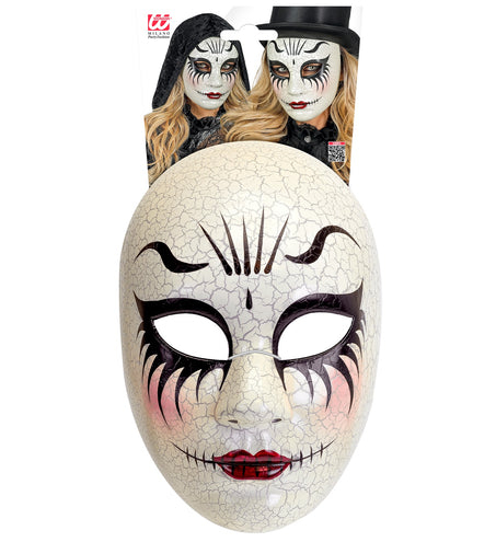 e-carnavalskleding-SYK Theater masker Craquelé