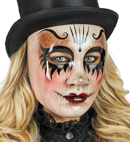 e-carnavalskleding-SYK Theater masker enge vrouw