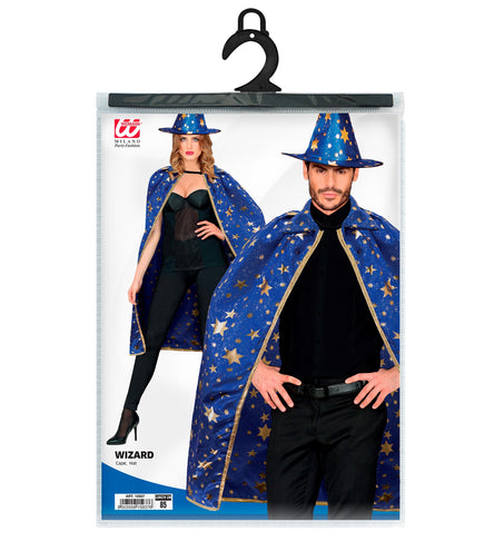 e-carnavalskleding-SYK Ti-Ta-Tovenaarscape met sterren blauw