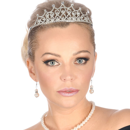 e-carnavalskleding-SYK Tiara koningin met strass