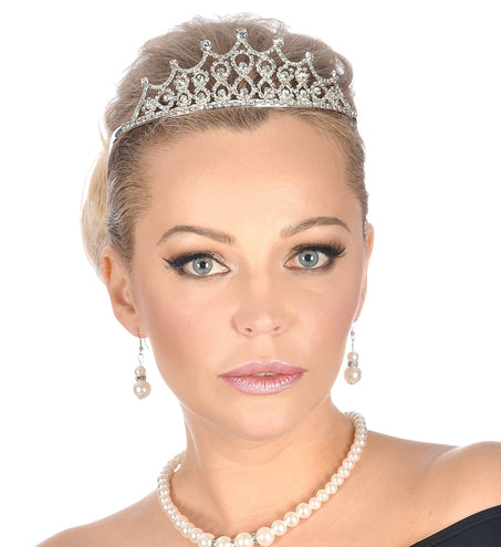 e-carnavalskleding-SYK Tiara koningin met strass