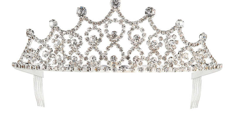 e-carnavalskleding-SYK Tiara koningin met strass