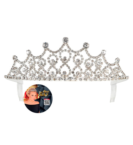 e-carnavalskleding-SYK Tiara koningin met strass