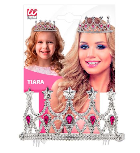 e-carnavalskleding-SYK Tiara met juwelen