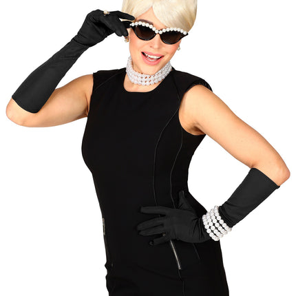 e-carnavalskleding-SYK Tiffany's set met parels