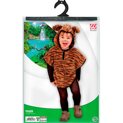 e-carnavalskleding-SYK Tijger poncho kinderen