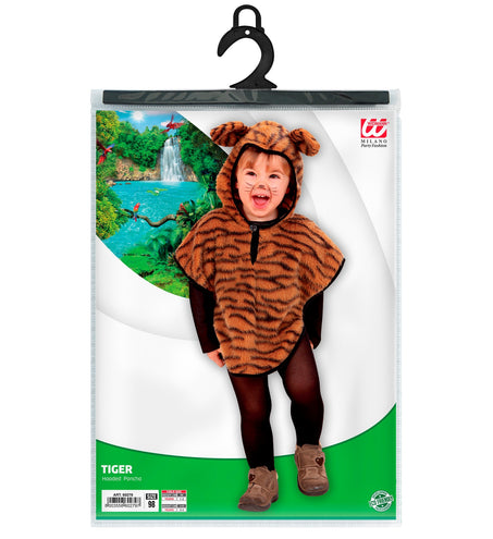 e-carnavalskleding-SYK Tijger poncho kinderen