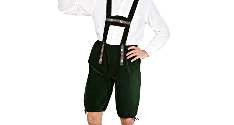 e-carnavalskleding-SYK Tiroler broek lederhose groen