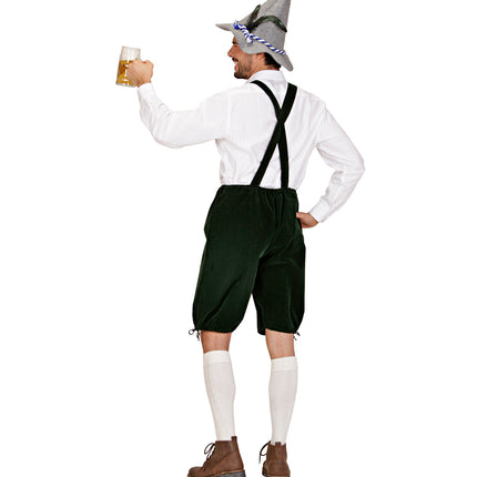 e-carnavalskleding-SYK Tiroler broek lederhose groen