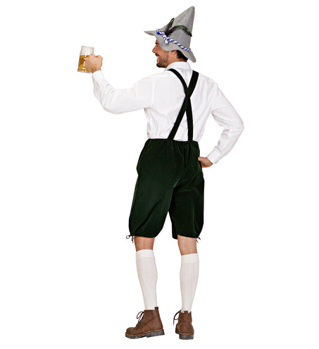 e-carnavalskleding-SYK Tiroler broek lederhose groen