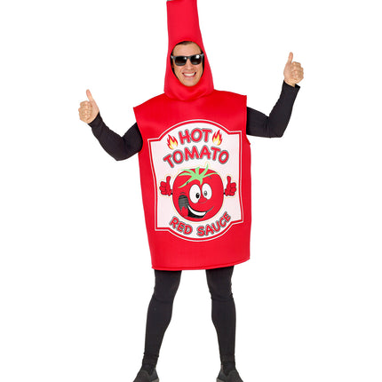 e-carnavalskleding-SYK Tomaten ketchup fles pak volwassenen