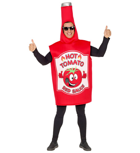 e-carnavalskleding-SYK Tomaten ketchup fles pak volwassenen