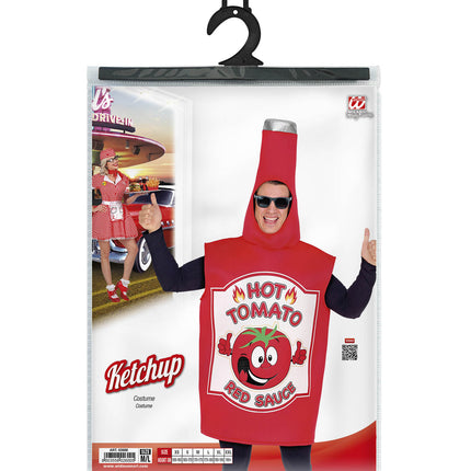 e-carnavalskleding-SYK Tomaten ketchup fles pak volwassenen