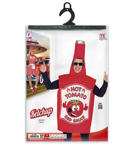 e-carnavalskleding-SYK Tomaten ketchup fles pak volwassenen