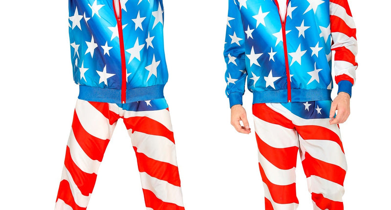 e-carnavalskleding-SYK Trainingspak Amerika