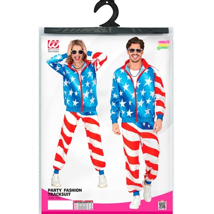 e-carnavalskleding-SYK Trainingspak Amerika