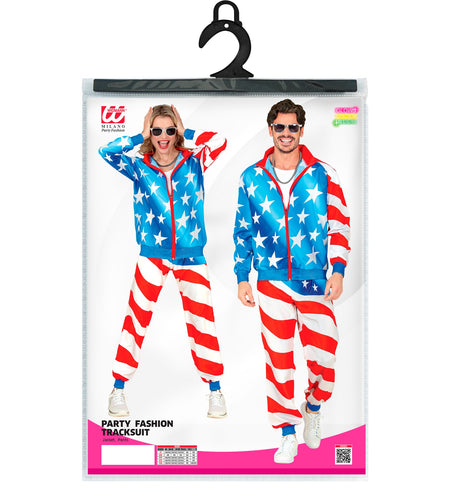 e-carnavalskleding-SYK Trainingspak Amerika