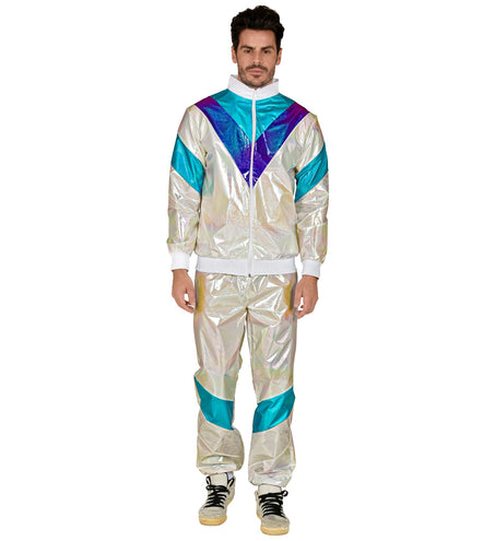 e-carnavalskleding-SYK Trainingspak disco holografisch